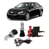 Kit Xenon Farol Alto E Baixo Chevrolet Cruze Bixenon 8000k 