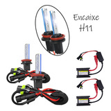 Kit Xenon Farol Automotivo Digital Hid H3 8000k Com Reator