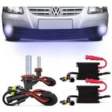 Kit Xenon Gol Parati Saveiro G4 H3 Para Farol De Milha 8000k