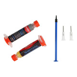 Kit Yaxun Yx 601 Fluxo Mais Solda Em Pasta 2 Em 1 Seringa Nf