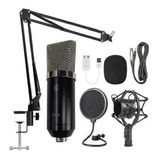 Kit Youtuber Microfone Condensador Pop Filter