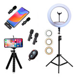 Kit Youtuber Ringlinght + Microfone Lapela