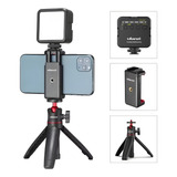 Kit Youtuber Self Luz Vl49 Mini Tripe Mt-08 Suporte St-07 