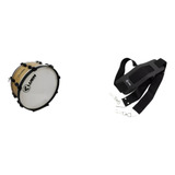 Kit Zabumba 20x18 Madeira Verniz Afin Dupla-luen C/talabarte
