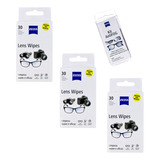 Kit Zeiss Antifog E Lens Wipes Zeiss C/ 90 Lenços Umedecidos