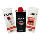 Kit Zippo - Fluido 125ml, Pedra