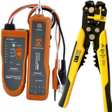 Kit Zumbidor Localizador De Cabo De Rede + Alicate 5 Em 1