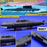 Kit Zvezda - Submarino Russo Nuclear K-141 Kursk - 1/350