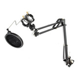 Kit-pedestal Articulado+shock+pop Filter,haste P/microfones