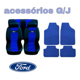 Kit1 Azul/capa Nylon+acessório P Ford Ka 2010