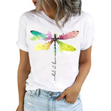 Kit10 Blusa Feminin T-shirt Estampado Letras Atacado Revenda