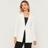 Kit10 Max Blazer Alfaiataria Feminino Longo Acinturado Forro