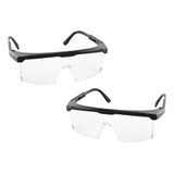 Kit2 Óculos Segurança Incolor Proteção Uv
