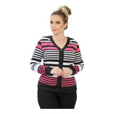 Kit3 Blusas Feminina Casaco Cardigan Trico Tamanho G