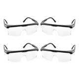 Kit4 Óculos Segurança Incolor Proteção Uv