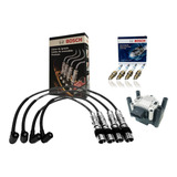 Kits Cabos Velas Bobina Bosch Fox Gol G4 G5 Voyage 8v Flex