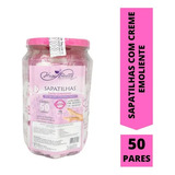 Kits De Bota Saches Com Hidratante Descartavel 50 Unidades
