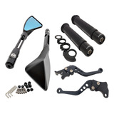 Kits Retrovisor Manete Manopla Esportivo Cb250 Twister Cb300