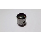 Knob Botão Metal Guitarra Cosmo Black Com Parafuso
