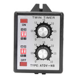 Knob Control Time Switch Relé Ligado Desligado Timer Relay M