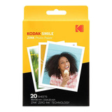 Kodak Smile Filme Papel Zink 20 Poses 3,5 X 4,25 C/ Nfe