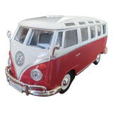 Kombi Luxo Volkswagen Miniatura 1:25 Maisto Coleção