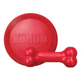 Kong - Goodie Bone And Flyer - Osso De Borracha Durável Para