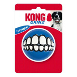 Kong Grinz By Rogz Large/grande Brinquedo De Bola Para Cães Cor Sortida