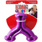 Kong Quest Wish Bone Recheável P/cães - Roxo - Grande