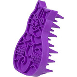 Kong Zoomgroom Cat Escova Massagear Pentear Gatos Felinos Cor Roxo