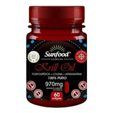 Krill Oil 1000mg - 60 Cápsulas - Sunfood Pronta Entrega
