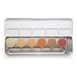 Kryolan Corretivo Dermacolor Paleta H 6 Cores Original