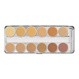 Kryolan Dermacolor Corretivo Paleta A 12 Cores Original