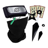 Kunai Kakashi Colar Tsunade Verde+ Balaclava+ Brinde Top