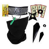 Kunai Naruto Colar Tsunade Verde+ Balaclava+