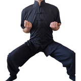 Kung Fu Calça De Brim -