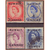 Kuwait - Queen Elizabeth Ii - 1952 A 1954 C4