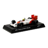 Kyosho F1 1/64 Mclaren Mp4/4 1988 Campeão Ayrton Senna #12