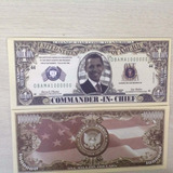 L-722 Cédula De U$ Dólares Barack