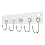 L Hooks Behind Door Hanger, Roupa, Toalha, Cozinha, Transpar