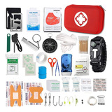L Kit De Sobrevivência Ao Ar Livre 80 Em 1, Bolsa Multiuso