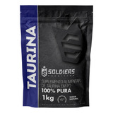 L-taurina 1kg 100% Pura Soldiers Nutrition Sabor Natural