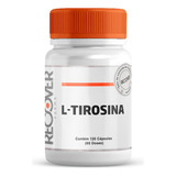 L-tirosina 500mg - 120 Cápsulas (60 Doses) Sabor Natural