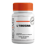 L-tirosina 500mg - 120 Cápsulas (60 Doses) Sabor Natural
