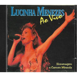 L230 - Cd - Lucia Menezes - Ao Vivo - Carmen Miranda
