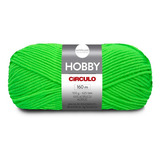 Lã Hobby Círculo 100g Cor Verde-neon