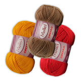 Lã Mollet 100g - Kit 14 Unidades