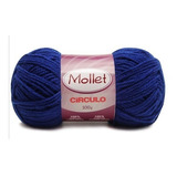 Lã Mollet 100g Kit C/ 3 Novelos (escolha As Cores) Trico/cro
