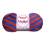 Lã Mollet Multicolor 100g Círculo Colorida