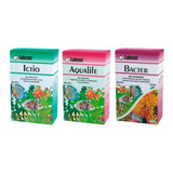 Labcon Kit Medicamento P/ Aquário Ictio Aqualife Bacter Full